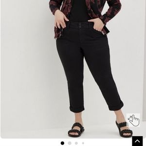 Crop Aviator Skinny Stretch Twill Mid-Rise Pant